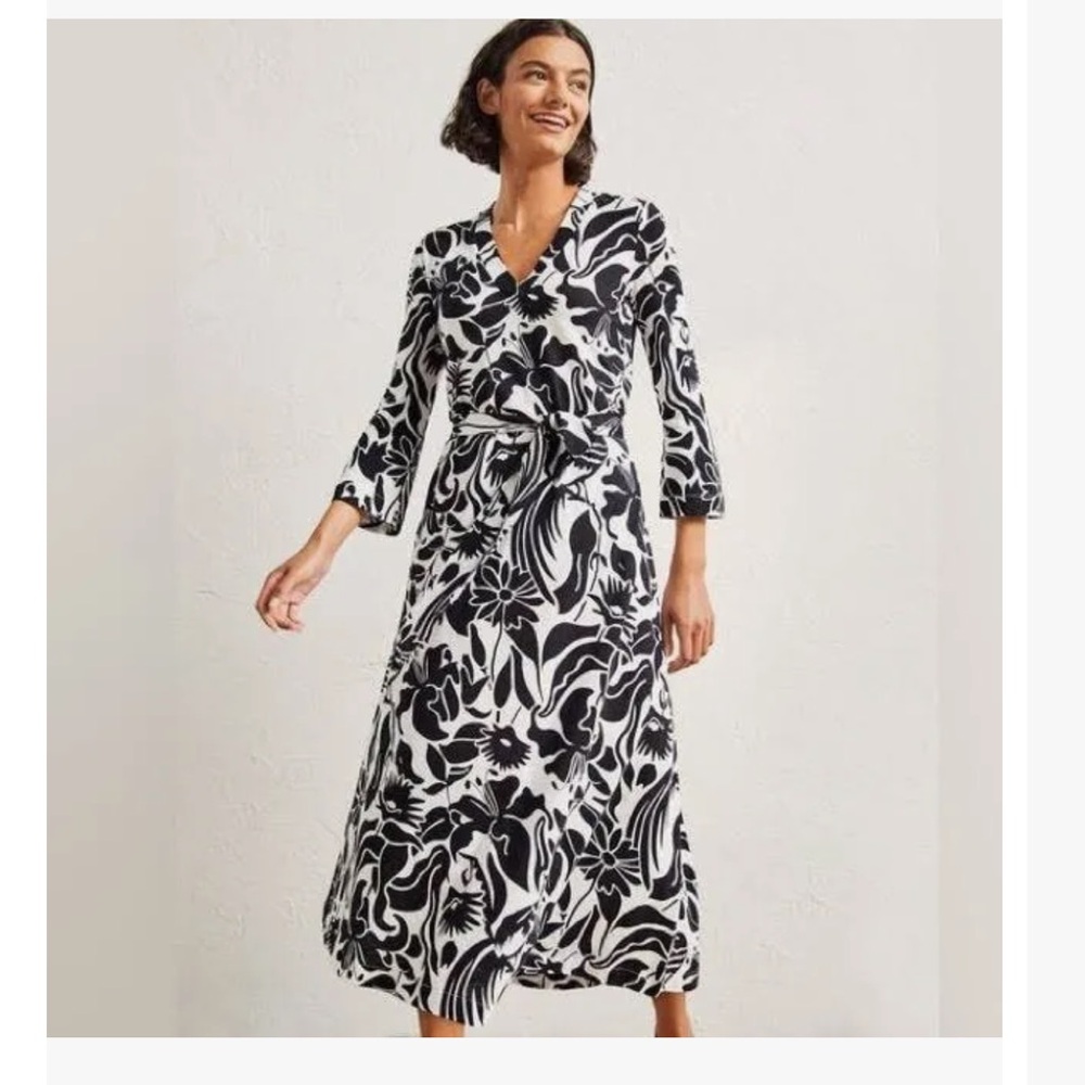 Boden Cotten BW dress. Size 8P